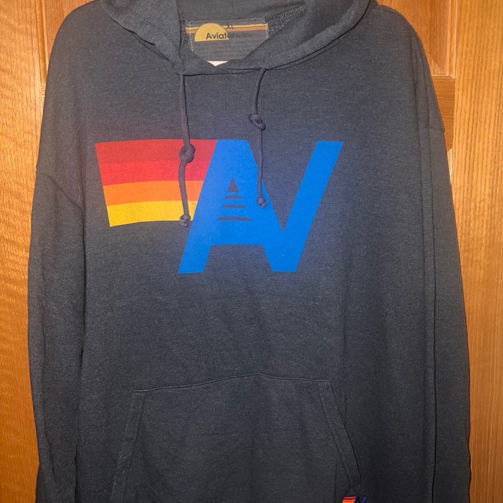 Aviator Nation Men's Gray Hoodie